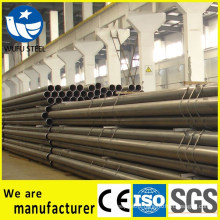Black welded structural ERW Q235 steel pipe